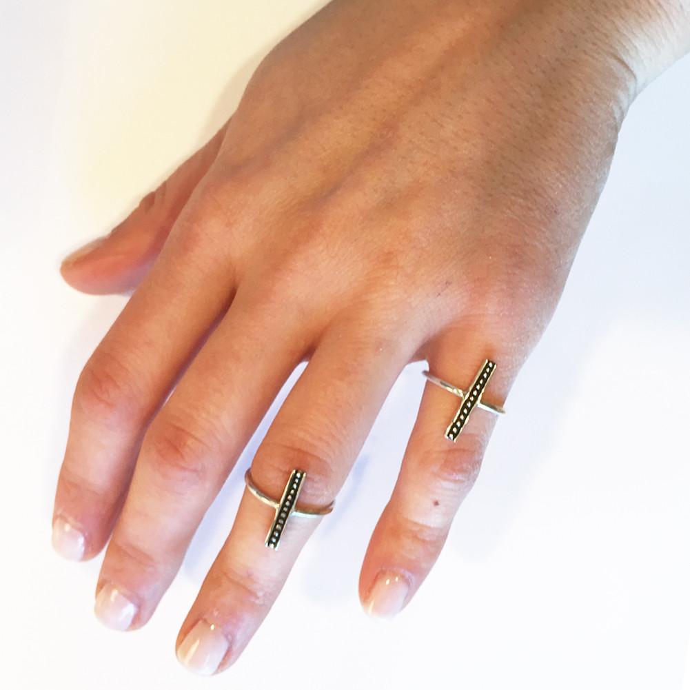 Vertical Antique Ring