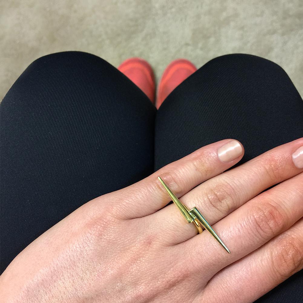 Stacked Spike Ring