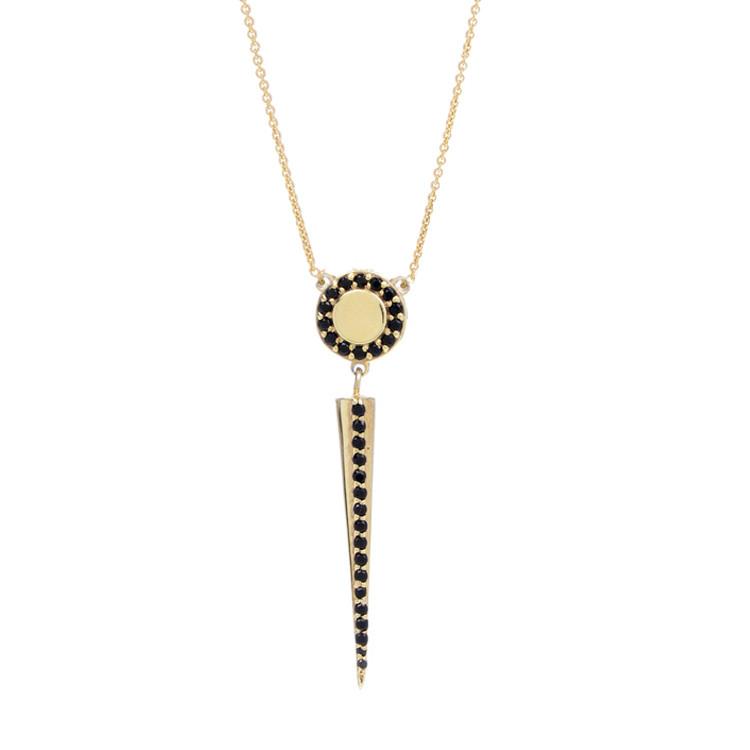 Gypsy Coin Spike Necklace