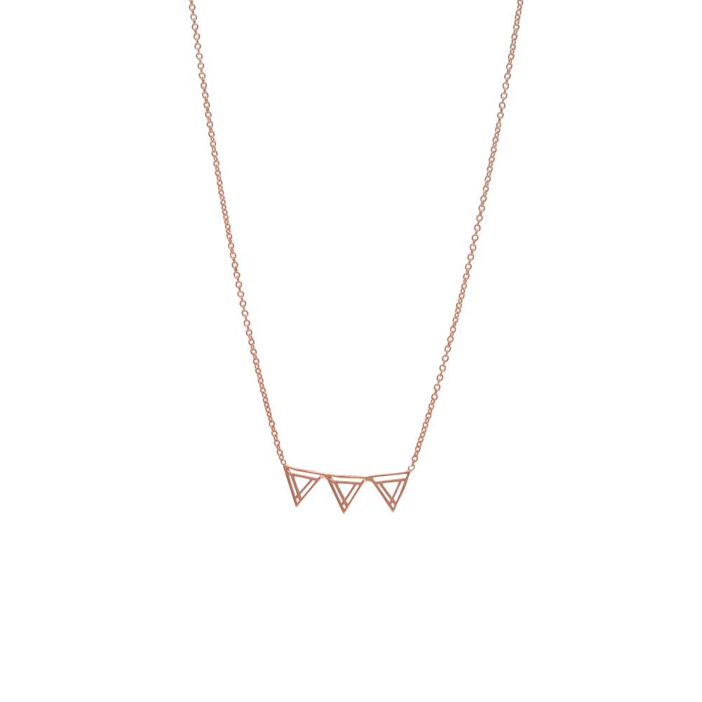 Southbound Triangle Layering Necklace